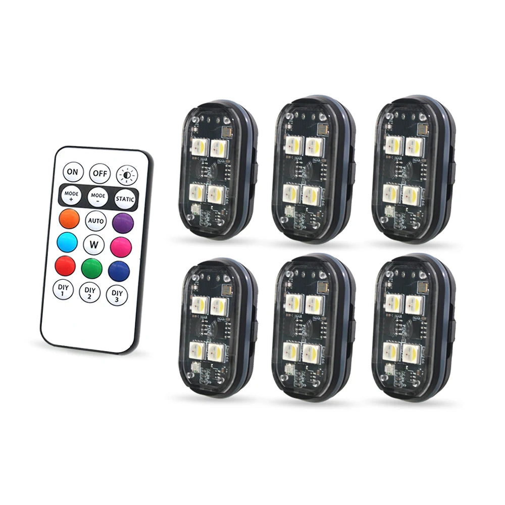 Lumixis Car interior LED Rechargeable UnderGlow Kit
