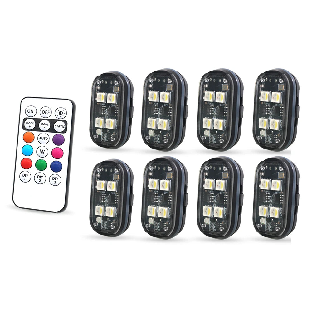 Lumixis Car interior LED Rechargeable UnderGlow Kit