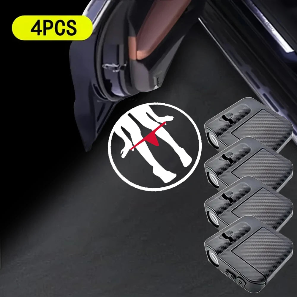 Lumixis Panty Dropper Carbon Fiber Premium Door Projectors Full Set