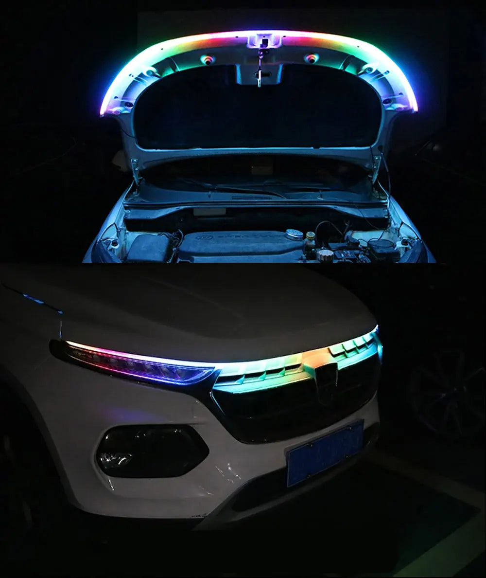 Lumixis Premium Flowing RGB Hood Light w App Control