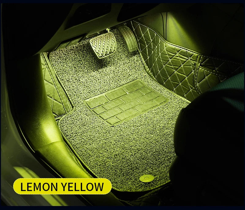 4pc Lumixis Premium Interior Underglow Kit Multicolor