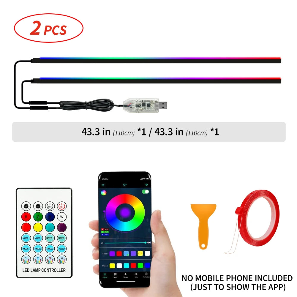 Lumixis Premium LED Strip Light Multicolor w App Control