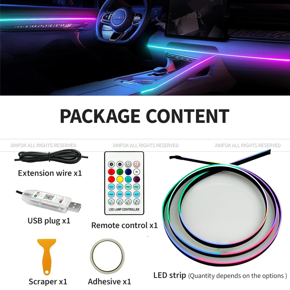 Lumixis Premium LED Strip Light Multicolor w App Control