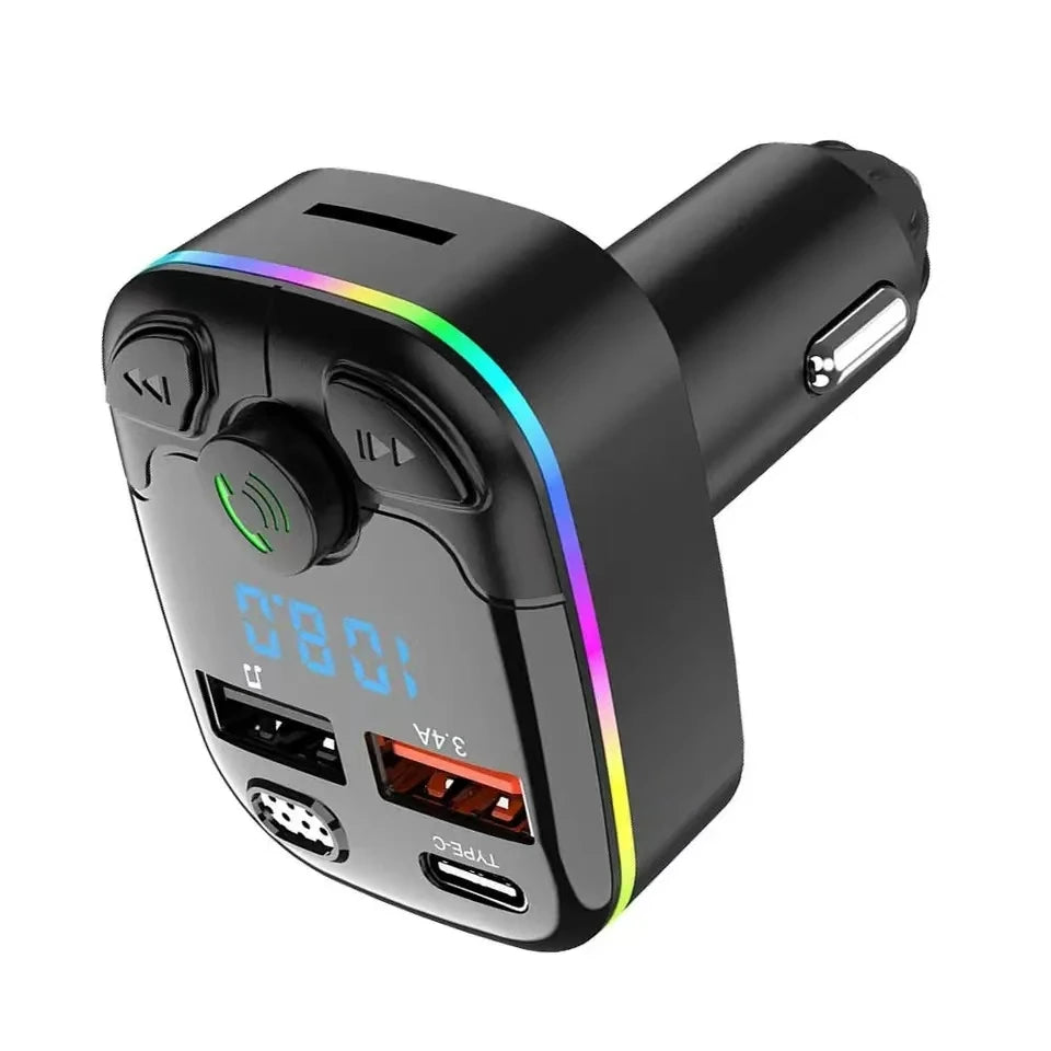 Lumixis LED Car Charger Bluetooth 5.0 FM Transmitter