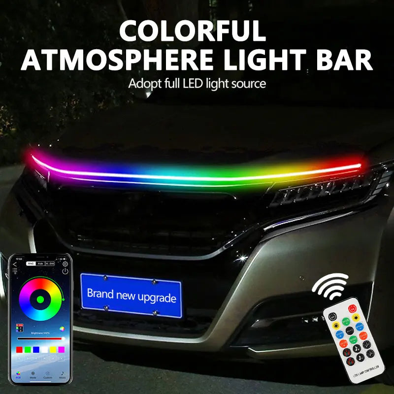 Lumixis Premium Flowing RGB Hood Light w App Control
