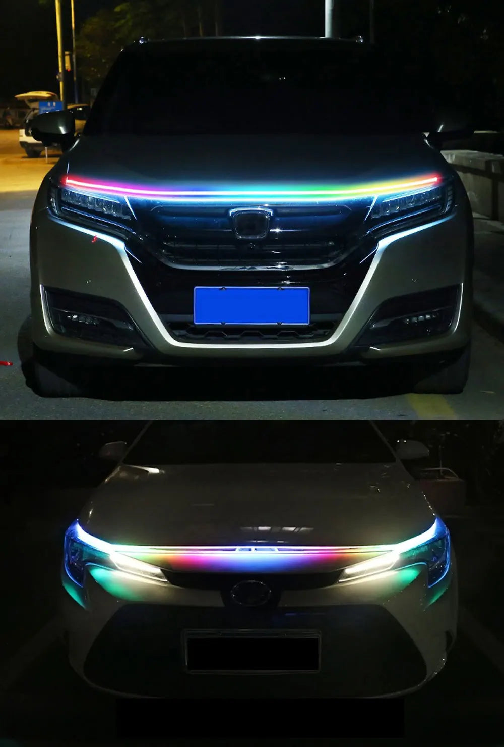 Lumixis Premium Flowing RGB Hood Light w App Control