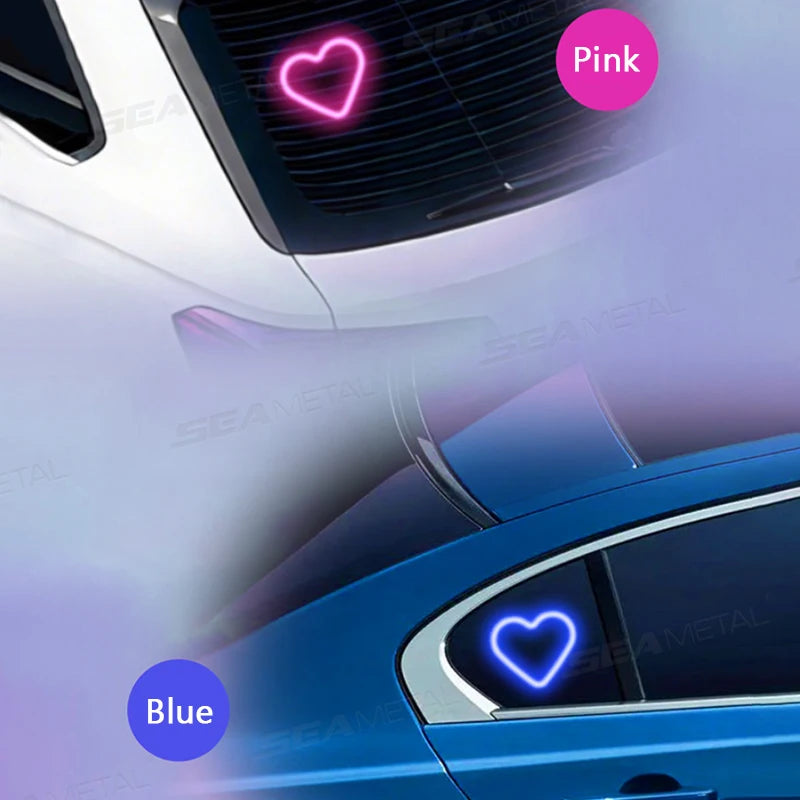 Lumixis Neon Heart Solar Charging Kit