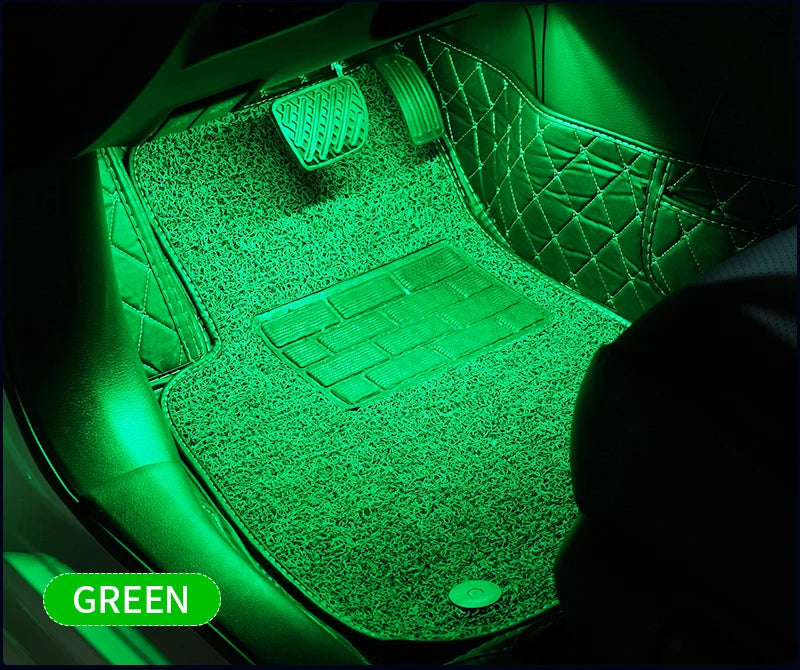 4pc Lumixis Premium Interior Underglow Kit Multicolor