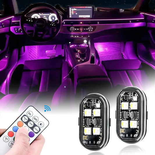 Lumixis Car interior LED Rechargeable UnderGlow Kit