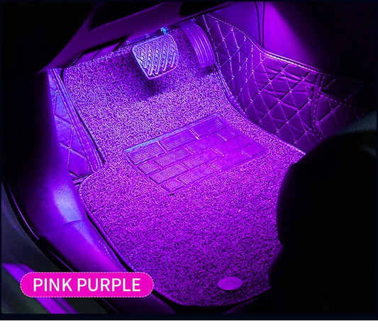 4pc Lumixis Premium Interior Underglow Kit Multicolor