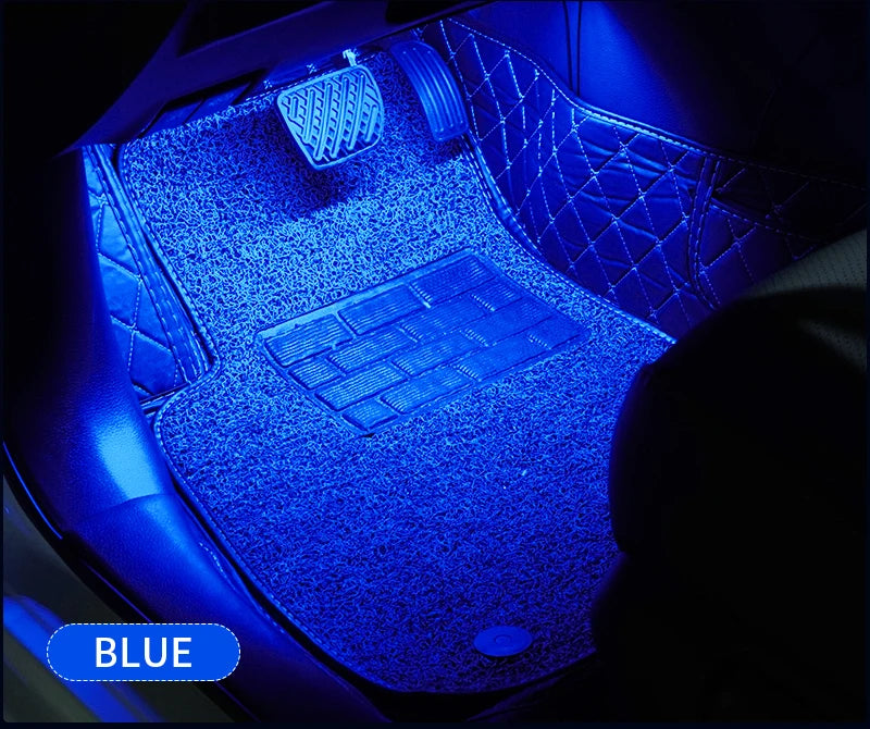 4pc Lumixis Premium Interior Underglow Kit Multicolor