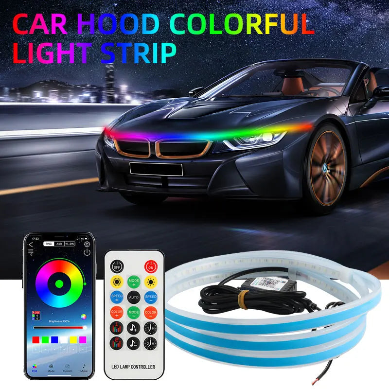 Lumixis Premium Flowing RGB Hood Light w App Control