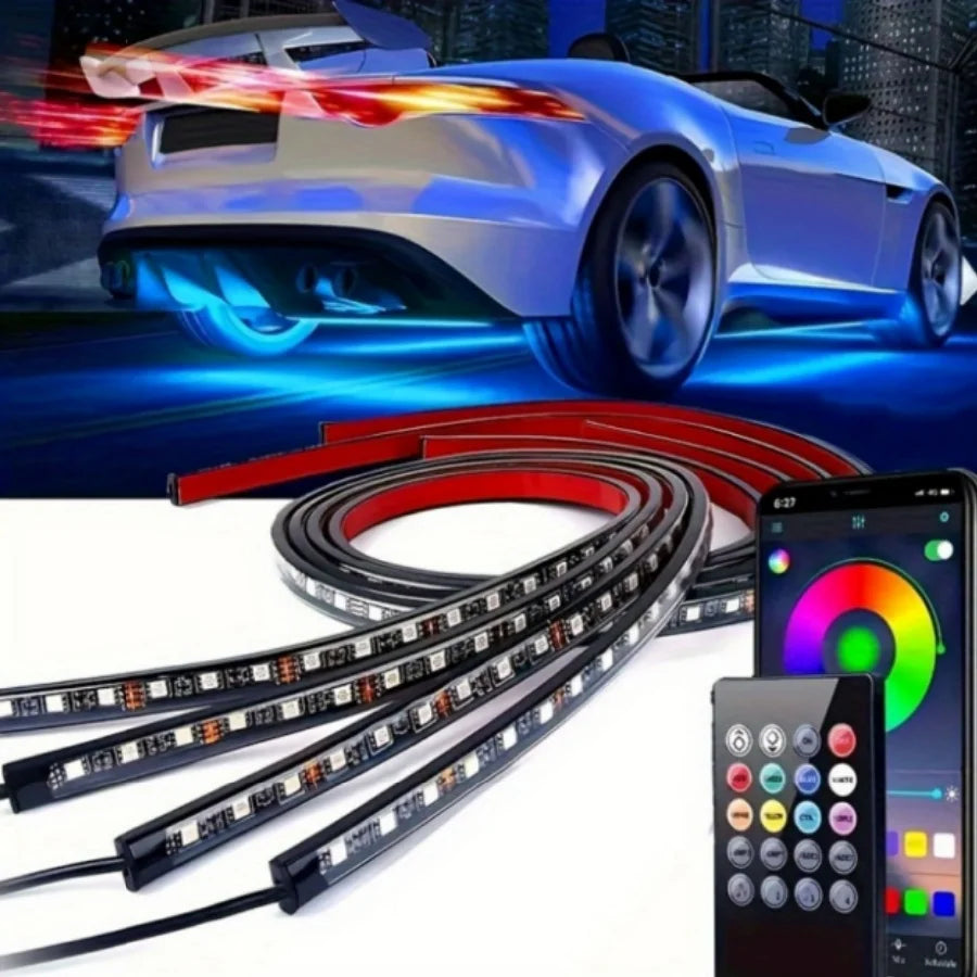 Lumixis Premium Exterior Underglow Kit Multicolor w App Control