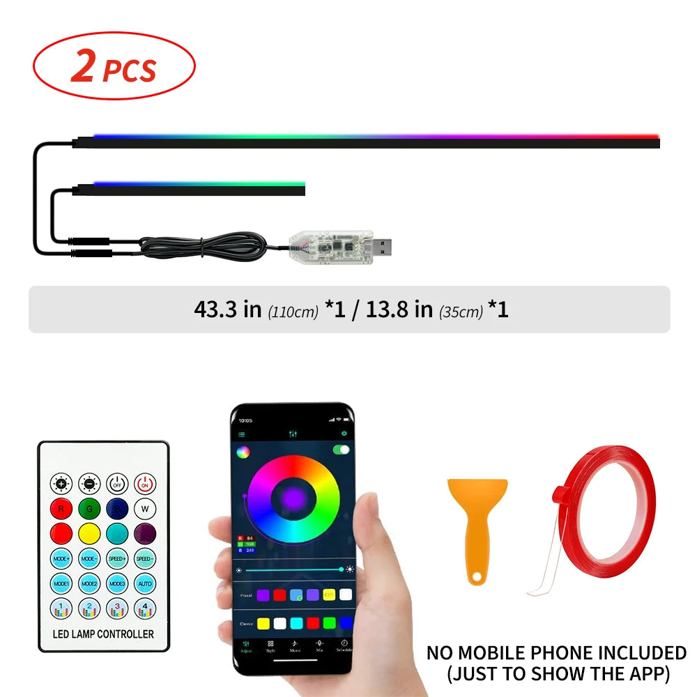 Lumixis Premium LED Strip Light Multicolor w App Control