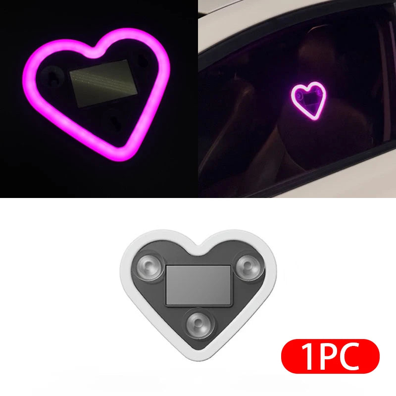 Lumixis Neon Heart Solar Charging Kit